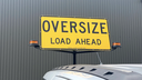 Oversize Load Ahead - Towbar Mount.