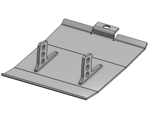 Plate S/S Skid Centre  - Macdon 125393