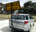 Oversize Load Ahead - Towbar Mount.