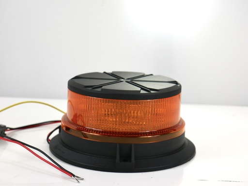 [10066] LED Beacon Amber Bolt On- Flashing Rotating